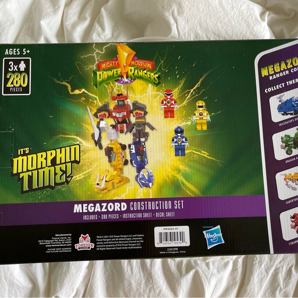 SOLD!! Mighty Morphin Power Rangers Megazord Lego Compatible BINB - Picture 4 of 4
